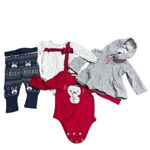 Baby‎ Girl Winter Bundle Lot Size 3-6 Mo Christmas Joe Fresh Gymboree